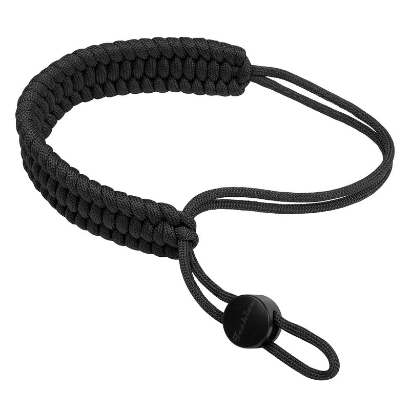 Techion Wrist Lanyard, Adjustable Paracord Camera Hand Strap, for DSLR, Mirrorless Camera, Video Camcorder, Cameras, Binoculars - Black V2 - Image 5
